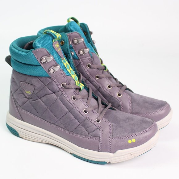 Ryka Shoes | Aurora Gray Turquoise High 